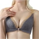 thumbnail image 1 of Sujetador de mujer Ropa interior sin aros Sujetador sexy de encaje de copa fina de gran tamaño Fridja nalpqowj32770, 1 of 7