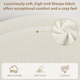 thumbnail image 6 of Garvee Full Boucle Upholstered Platform Bed with 2 Storage Drawers Modern Arc Headboard Bed Frame, 6 of 7