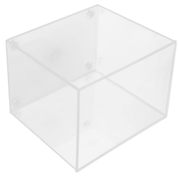 SEWCHICS Fish Tank Plastic Small Tank Easy Viewing Shop Decoration 1Pcs