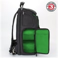 thumbnail image 3 of Digital SLR Camera Backpack (Green) with 15.6" Laptop Compartment by USA Gear features Padded Custom Dividers , Tripod Holder , Rain Cover and Storage for DSLR Cameras by Nikon , Canon , Sony & More, 3 of 9