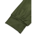thumbnail image 6 of JustVH Women Elastic Waist Casual Drawstring Cargo Pants Jogger Cropped Trousers, 6 of 7