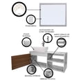 thumbnail image 4 of Gabinete De Baño Con Lavabo Y Espejo Decorativo Minimalista MARBELLA, 4 of 6