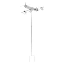 GOOHOCHY Plane Decoration Garden Stake Decorative Patio Stake Bonsai Pot Lawn Stake Decor Ground Inserted Ornament Garden Decoration