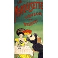thumbnail image 2 of Cappiello, Leonetto 18x32 White Modern Wood Framed Museum Art Print Titled - The marquisette dessert liqueur, 2 of 4