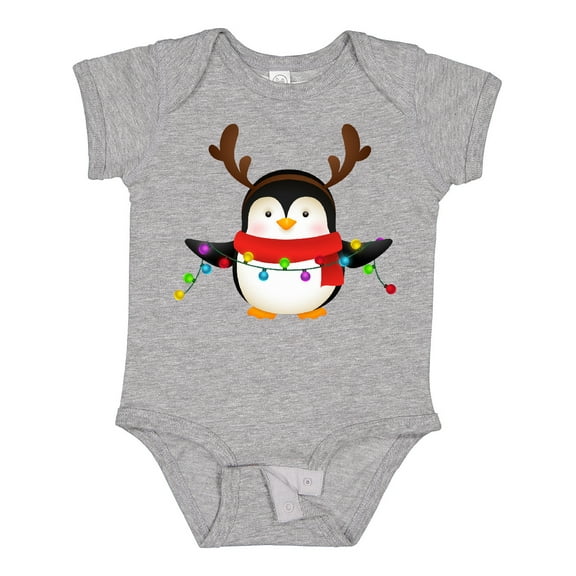 Inktastic Penguin Xmas Boys or Girls Baby Bodysuit