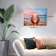 thumbnail image 4 of "I Can Only Imagine" Christian Canvas Wall Decor – Inspirational Quote on Vibrant Beach Sunset Background, Motivational Decor for Living Room Bedroom, 4 of 8