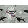 thumbnail image 4 of FEDPOP Toddler Boys Zip-Up Hoodies Shark Sweatshirts Jacket Long Sleeve Hooded Shirts 4T, 4 of 7