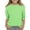 2# Green, variant on Girls Striped Print 3/4 Sleeve Shirts Summer Trendy Casual Tshirts Loose Fit Lightweight Crewneck Tee Soft Comfy Tops Red 150