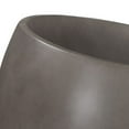 thumbnail image 2 of Benjara Shae 20 Inch Large Indoor Outdoor Planter, Slanted, Concrete, Modern, Gray, 2 of 5