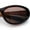 All Brown, variant on Oval Beveled Thick Plastic Y2K Sporty Fashion Sunglasses Grey - Brown
