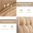 thumbnail image 6 of ANMINY Headboard Pillow, Teddy Velvet Fabric, Bed Rest Reading Pillow, Removable & Washable Cover, Daybed Wedge Pillow for Twin Beds, 6 of 9