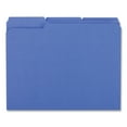 thumbnail image 5 of (3 pack) Universal UNV16161 Reinforced 1/3-Cut Assorted Top-Tab File Folders - Letter Size, Blue (100/Box), 5 of 6