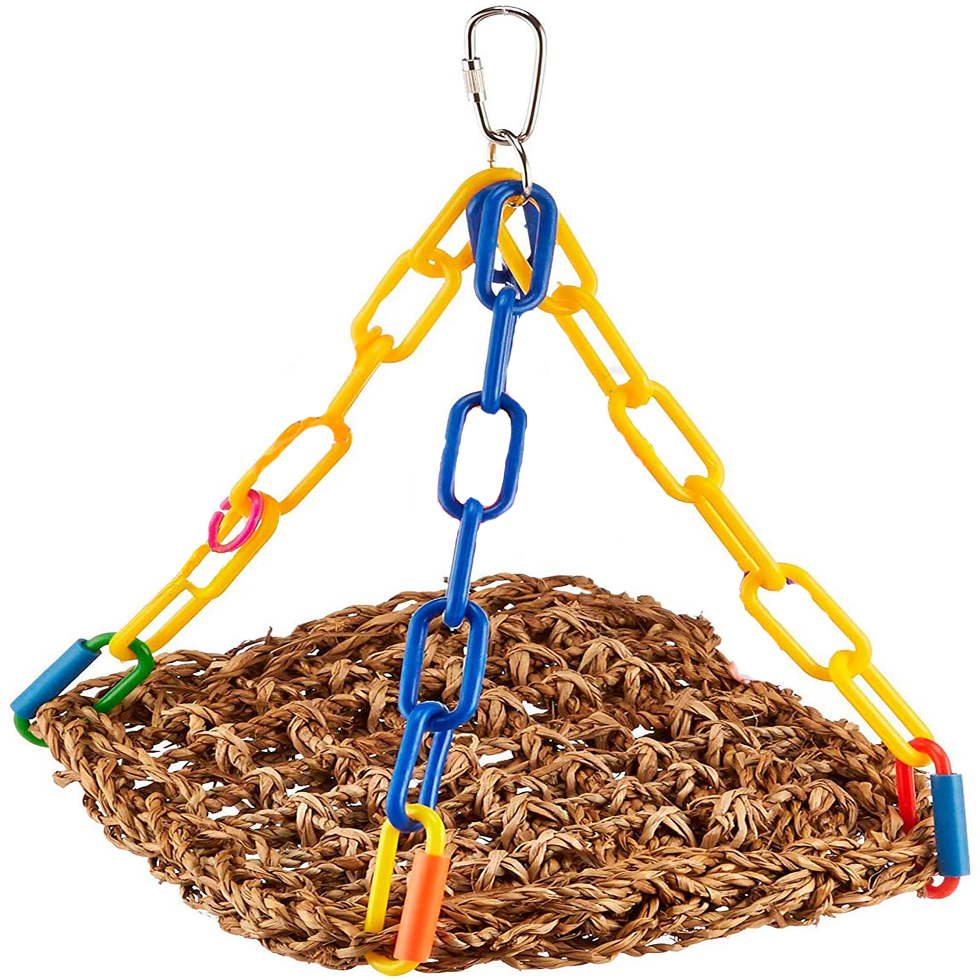 Luonfels Bird Toys Birds Swing Birdcage Perch Natural Wood Platform