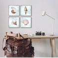 thumbnail image 2 of Stupell Industries Underwater Sea Life Shells Graphic Art Gray Framed Art Print Wall Art, Set of 4, Design by Marcus Prime, 2 of 7