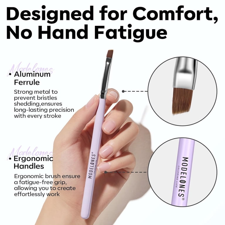 Modelones Nail Art Brush Set, 6-Piece photo 8