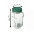 thumbnail image 3 of Salad Jar with Side Opening with Fork, Mason Jar Salad Container, Leakproof Dressing Compartment, Vertical Layering Salad Jars, Reusable & Portable Lunch Containers for Office, Picnic & Travel, 3 of 12