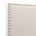 thumbnail image 5 of Skylar Nailhead Trim Upholstered Twin Platform Bed, Beige, 5 of 16