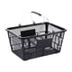 thumbnail image 1 of Cesta de la compra, organizador de supermercado, cesta multiusos de hierro para almacenamiento portátil Negro, 1 of 9