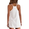 thumbnail image 4 of Biezeib Women Shorts Set, False 2-piece Slip Dress with Elastic Waist Shorts Summer Outfit, 4 of 4