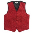 thumbnail image 3 of Gioberti Men's Formal 4pc Paisley Vest Necktie Bowtie and Pocket Square, 3 of 6