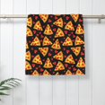 thumbnail image 5 of KLL Cartoon Pizza Ultra Absorbent & Soft Hand Towels for Bath, Hand, Face, Gym and Spa-27.5x16in, 5 of 7