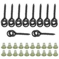 thumbnail image 2 of 10 Pcs Threaded Bait Screws 20Pcs Oval Rings Carp Rig  Stops, Screw Fishing Accessories Kit, 2 of 8