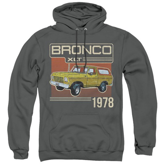 Ford Bronco Bronco 1978 Adult Pullover Hoodie Sweatshirt Charcoal