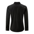 thumbnail image 5 of WREESH Men's Stretch Dress Shirt - Button Down with No-Iron Technology, Elbow-Length Sleeve Business Attire, 5 of 5