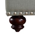thumbnail image 5 of DHP Hastings Square Tufted Ottoman with Nailheads, Gray, 5 of 7