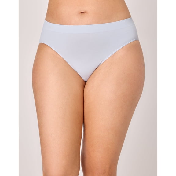 Bali One Smooth U All-Around Smoothing Hi-Cut Panty Salty Pepper Grey 6 Women's