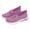 Purple, variant on XIMIN Women's Soft Woven Breathable Orthopedic Anti-Skid Shoes Wide Width Slip-On Athletic Tennis Shoes with Arch Support Sports Shoes Comfortable Walking Sneakers