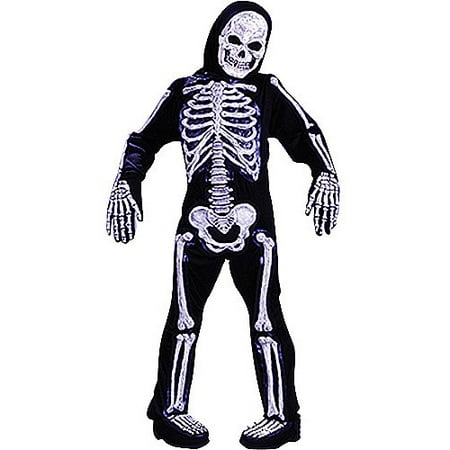 White Skelebones Child Halloween Costume