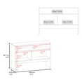 thumbnail image 4 of Engineered Wood Console Table | Displays and Stores in Living Room Efficiently, 4 of 4