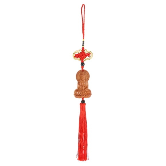 Personnes Qui Apprécient le Bouddha en Bois Fengshui Lot de 1 2.63X1.73X0.39 Po