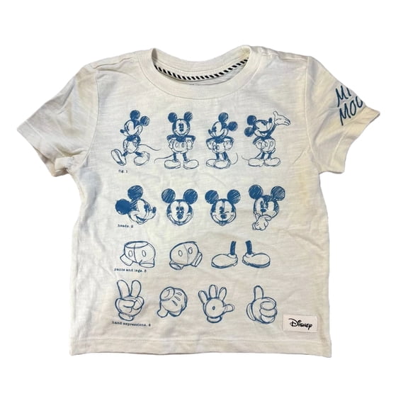 Disney Junior Mickey Mouse Unisex Toddler T-Shirt Size 4T