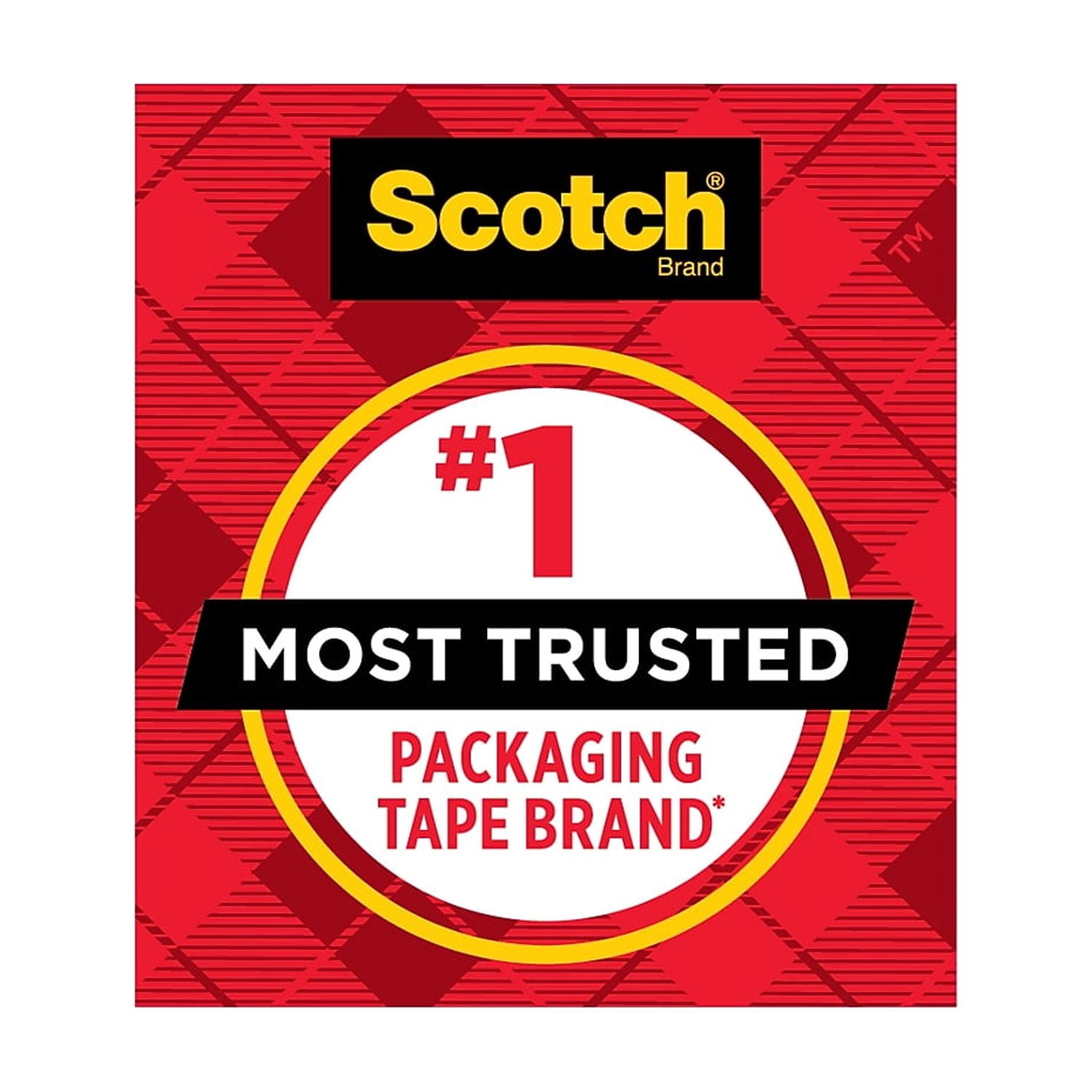 Scotch Heavy Duty Shipping Packaging Tape, 1.88" x 38.2 Yards, 3" Core, Clear, Great for Packing, Shipping & Moving, 3 Rolls (3850S-3)