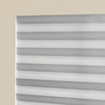 thumbnail image 4 of PowerSellerUSA Pleated Window Shades, Window Blinds Room Darkening Blinds 1" Slats Vinyl Window Blinds Cordless Push-Pull Mini Blind, Anti-UV Window Coverings, Fits Windows 75"L x 48"W, White, 4 of 5