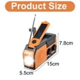 thumbnail image 4 of All-In-One Emergency Kit, Emergency Weather Radio, Power Bank For Emergency Charging, Flashlight, Retractable Reading Lamp, Your Shield Against The Unexpected, 4 of 8