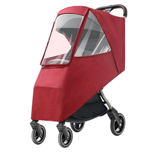 Waterproof Universal  Rain Cover  Windproof Dustproof Coldproof Pushchair Rain Cover  Suitable for Most Strollers  Made of Linen  Cationic  PP  Breathable with Dense