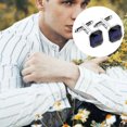 thumbnail image 2 of GOOHOCHY 1 par de gemelos de moda con botones de cuello delicados y botones de manga., 2 of 6