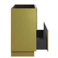 thumbnail image 6 of Modway Quantum 48" Modern Wood Bathroom Vanity Cabinet in Gold, 6 of 9