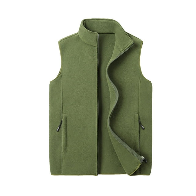 LOVZFMLL Vestes pour Hommes Sport Décontracté Fermeture Éclair Multi-Poches Sans Manches Extérieur