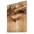 thumbnail image 2 of Designart 'Lipstick and Makeup On The Face Of A Beautiful Model' Modern Print on Natural Pine Wood, 2 of 5