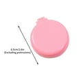 thumbnail image 4 of TOOPTY A Romantic Macaroon-color Folding Hair Brush with Mirror, Round Portable Folding Pocket Hair Brush Mini Hair Massage Comb Travel Size for Women and Girls, 4 of 4