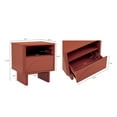 thumbnail image 3 of Ella Nightstand in Terracotta made from Engineered Wood, 3 of 10