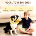 thumbnail image 2 of Squeaky Dog Plush Toy, Interactive Chew Toy for Puppies & Small to Large Dogs (Blue), 2 of 7