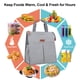 thumbnail image 3 of Bolsa Térmica Lacdo para Almuerzo Impermeable Suave Gris 29x25x16 cm, 3 of 8