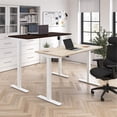 thumbnail image 3 of Scranton & Co Engineered Wood 48W Adjustable Standing Desk in Natural Elm, 3 of 7