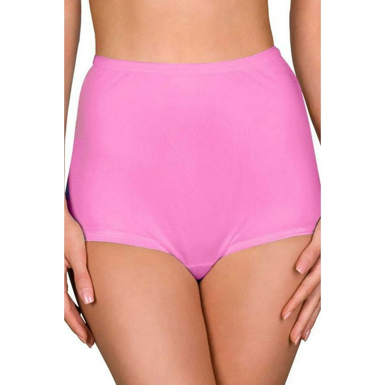 Women's Shadowline 17605P Plus Size Spandex Modern Brief Panty (Nude 3X) 