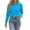 *Sky Blue, variant on VBVC Women's Long Sleeve Collared Shirts , Casual Work Golf Tops For Women , Ladies' Classic Fit Button Shirts with Pockets, Black , S-3XL